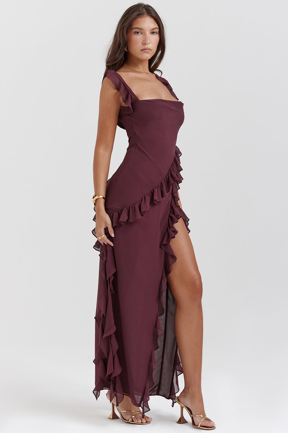 Liliana - Chic Ruffle Jurk