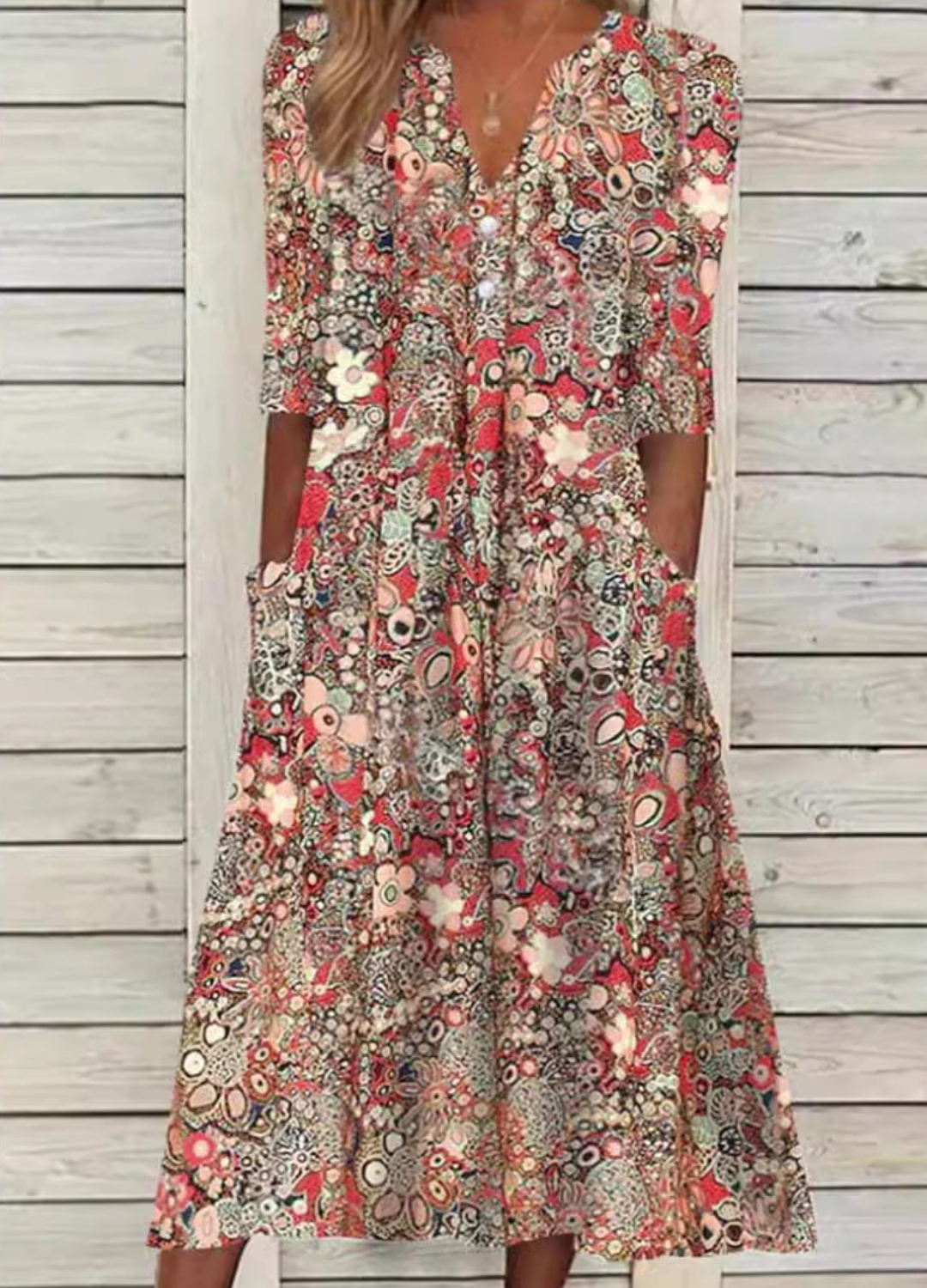 Freja - Bloemen zomerjurk