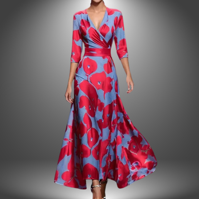 Leigh - Gedrukte Wrap Jurk