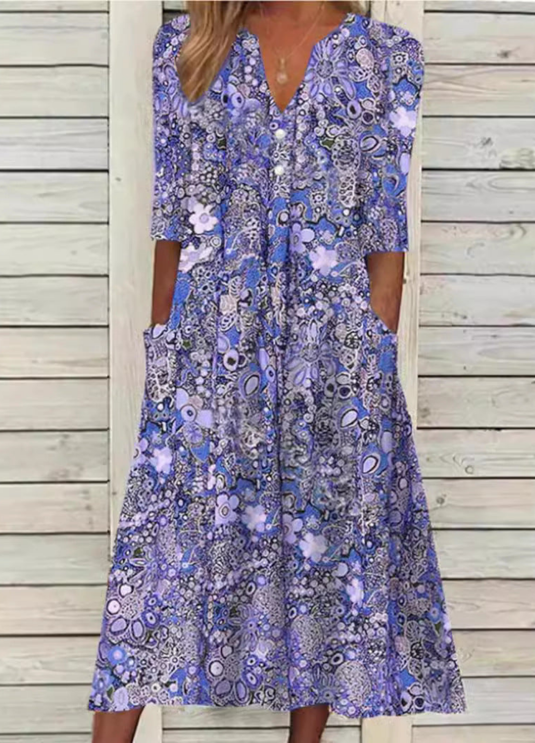 Freja - Bloemen zomerjurk