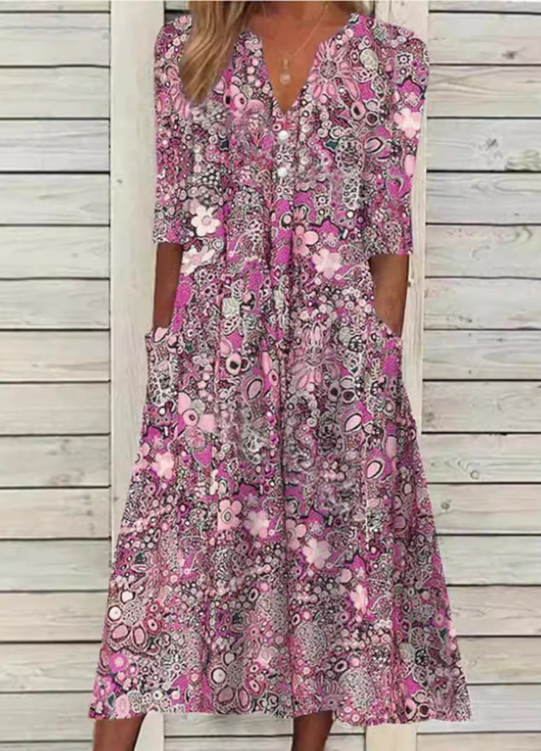 Freja - Bloemen zomerjurk