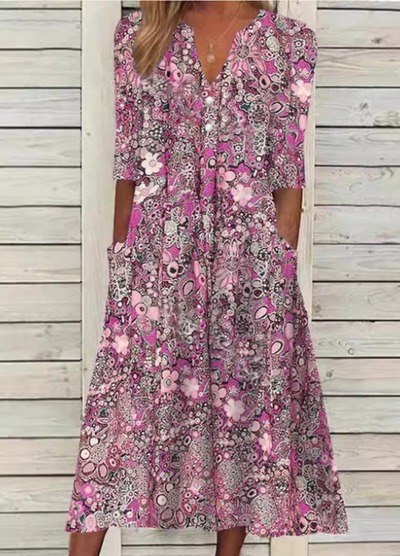 Freja - Bloemen zomerjurk