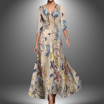 Leigh - Gedrukte Wrap Jurk