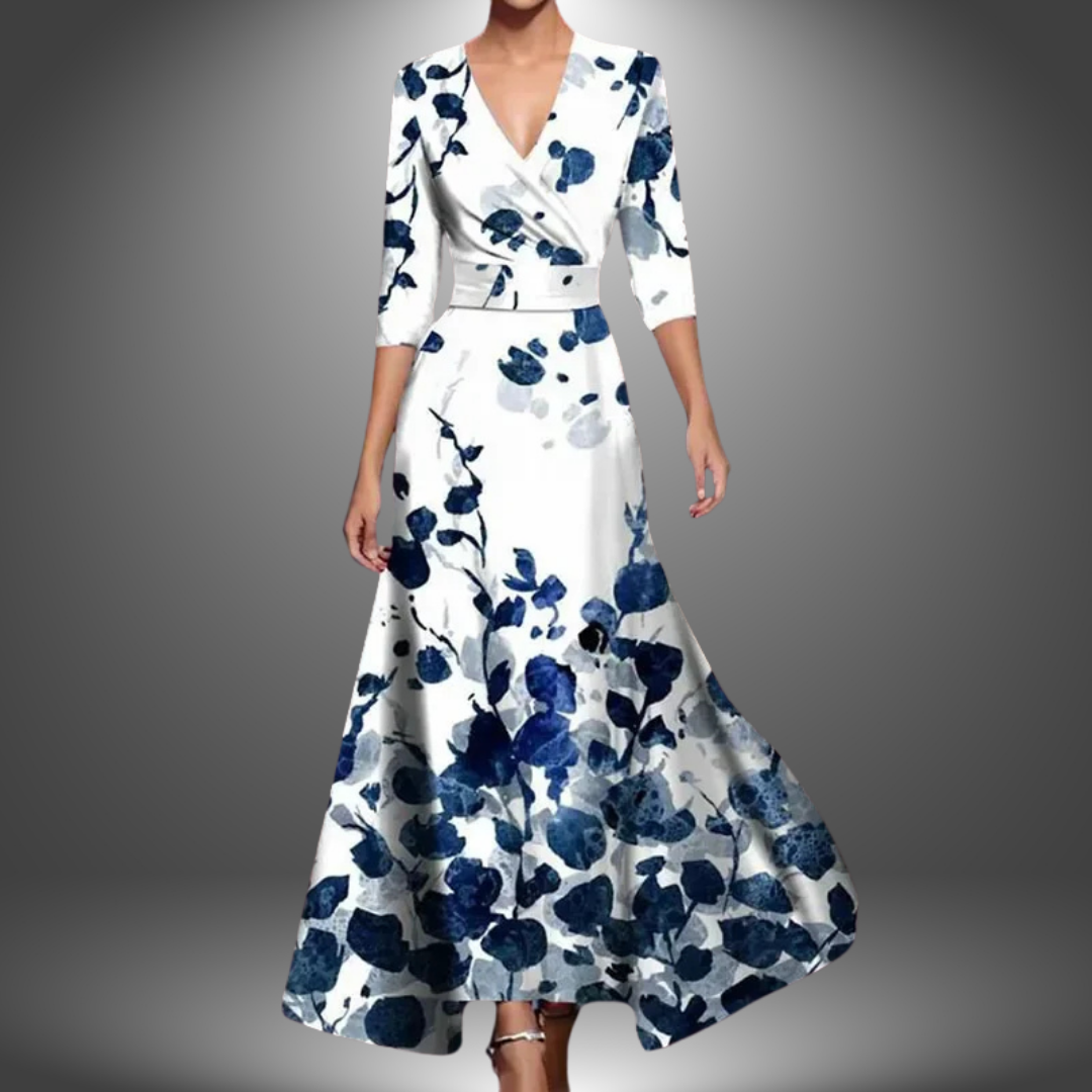 Leigh - Gedrukte Wrap Jurk