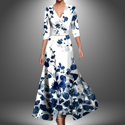 Leigh - Gedrukte Wrap Jurk