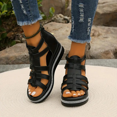 Elegante Wedge Sandalen