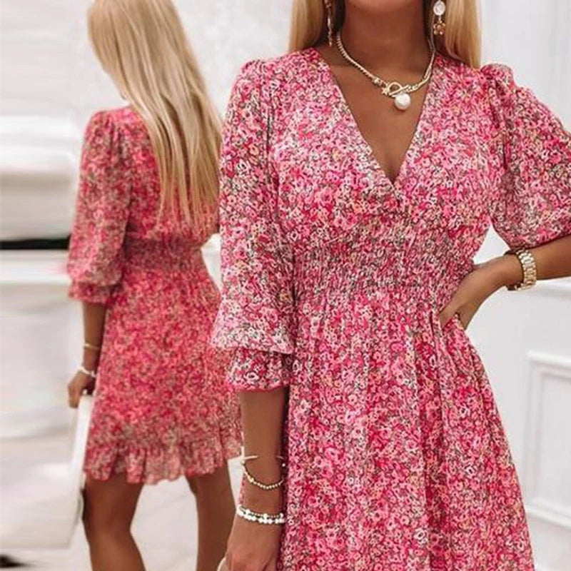 Addison - Elegante Bloemenjurk