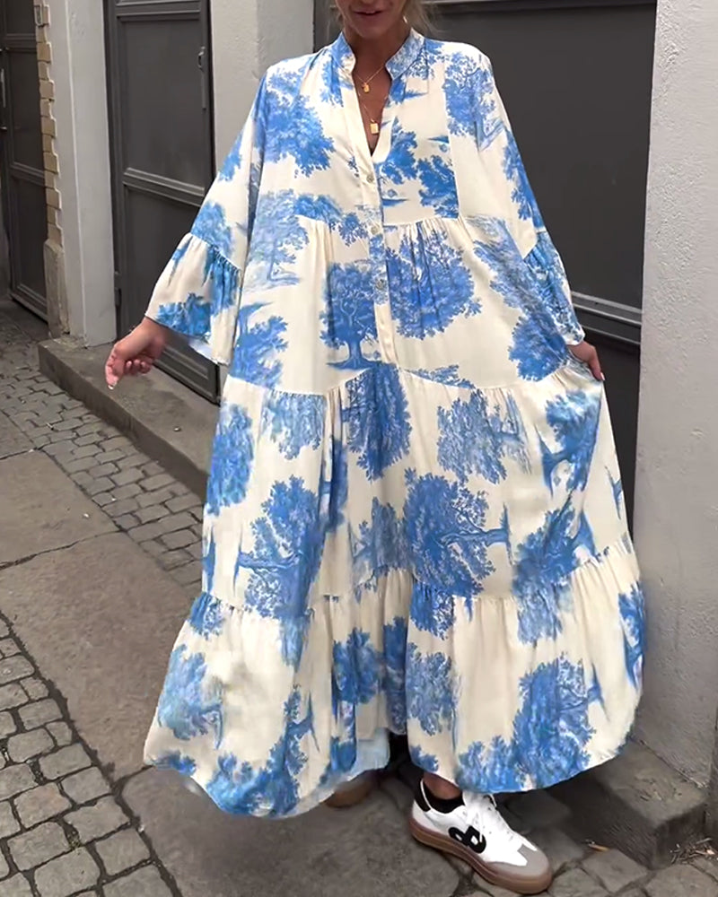 Ophelia - Lange Flowing Jurk
