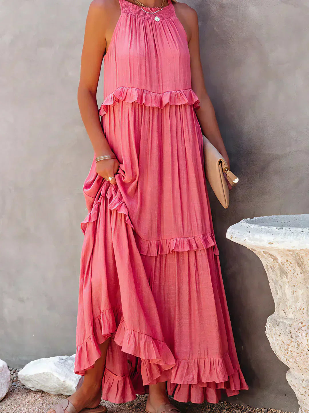 Emilia - Halter Maxijurk