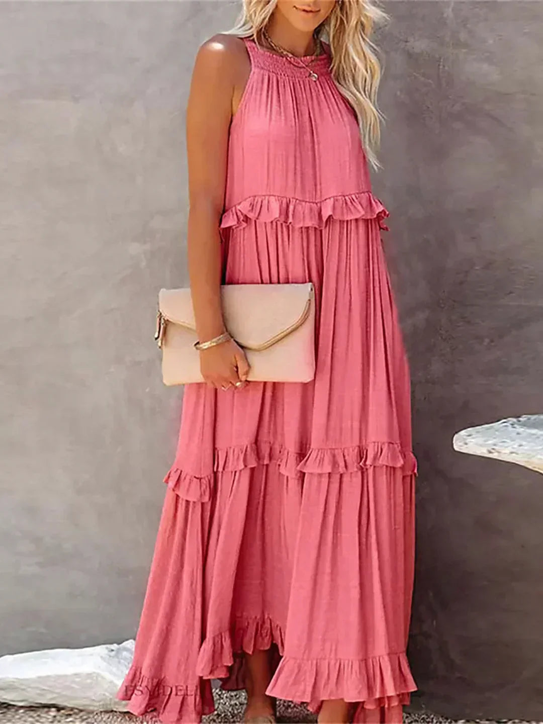 Emilia - Halter Maxijurk