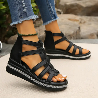 Elegante Wedge Sandalen