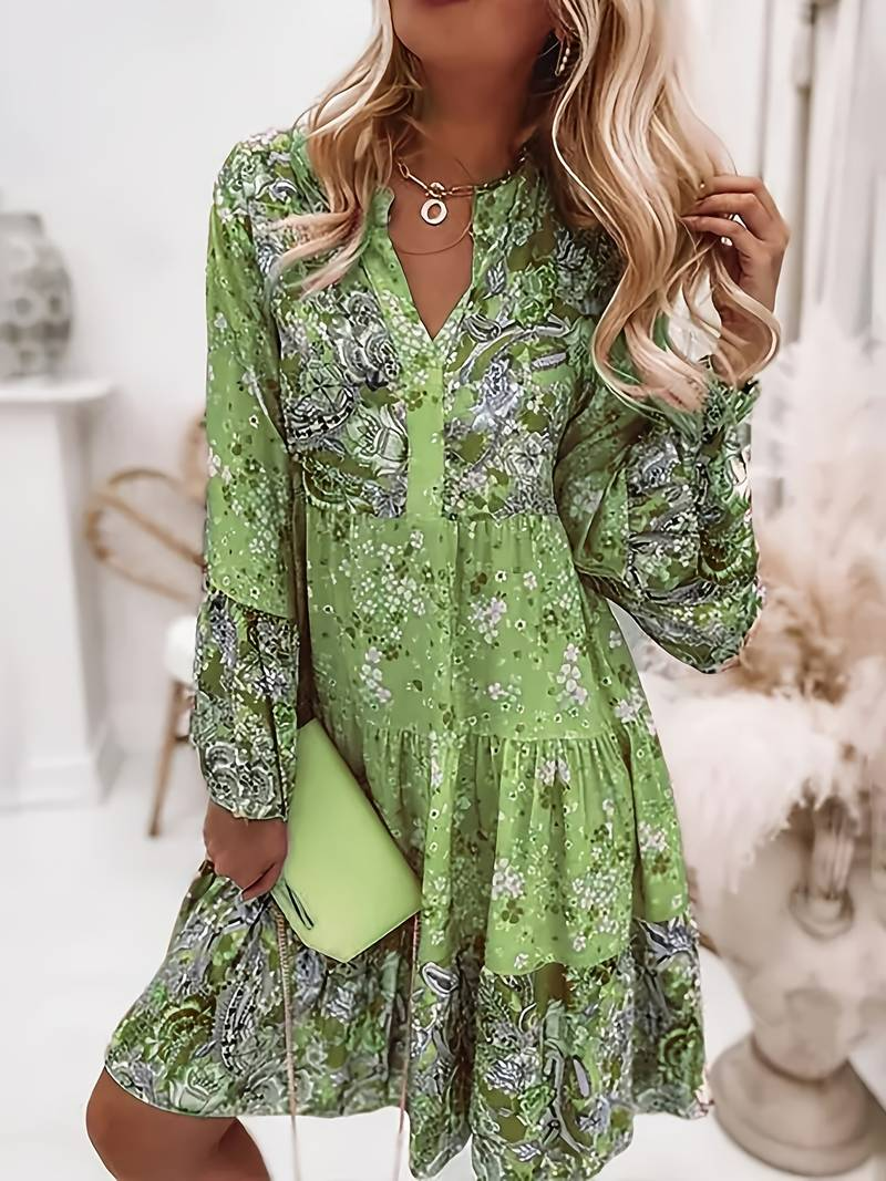 Ashley - Gedrukte Boho Jurk