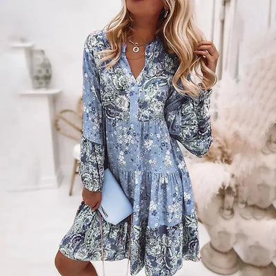 Ashley - Gedrukte Boho Jurk