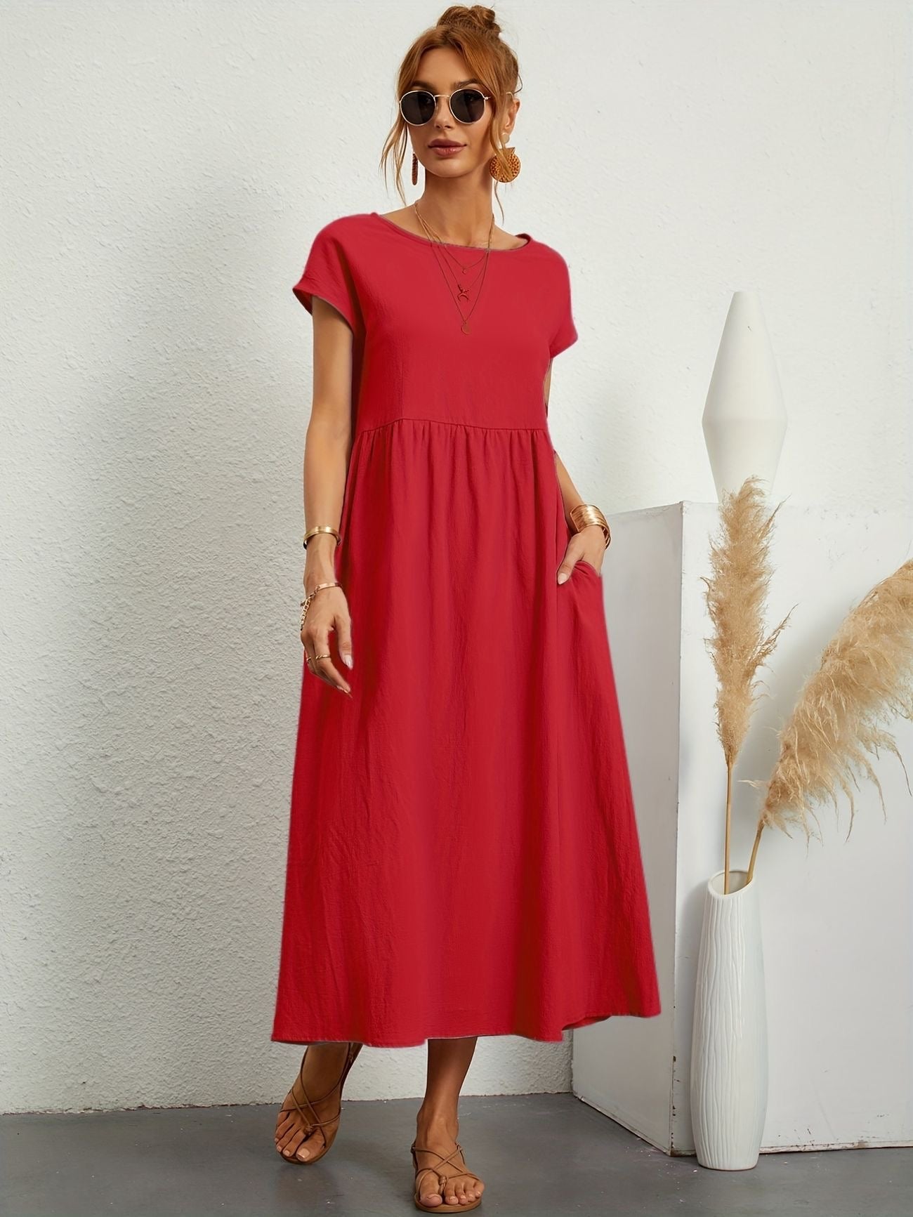 Caroline - Elegante Casual Jurk