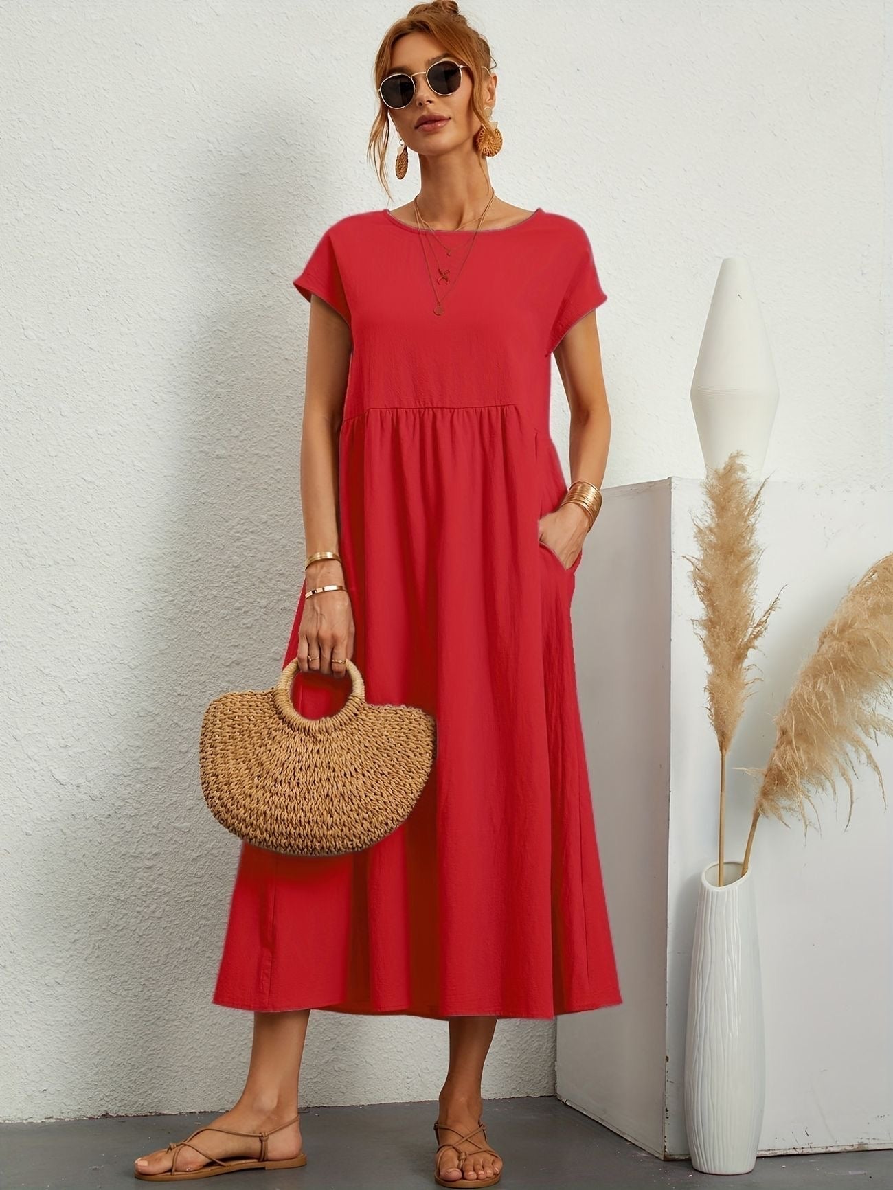 Caroline - Elegante Casual Jurk