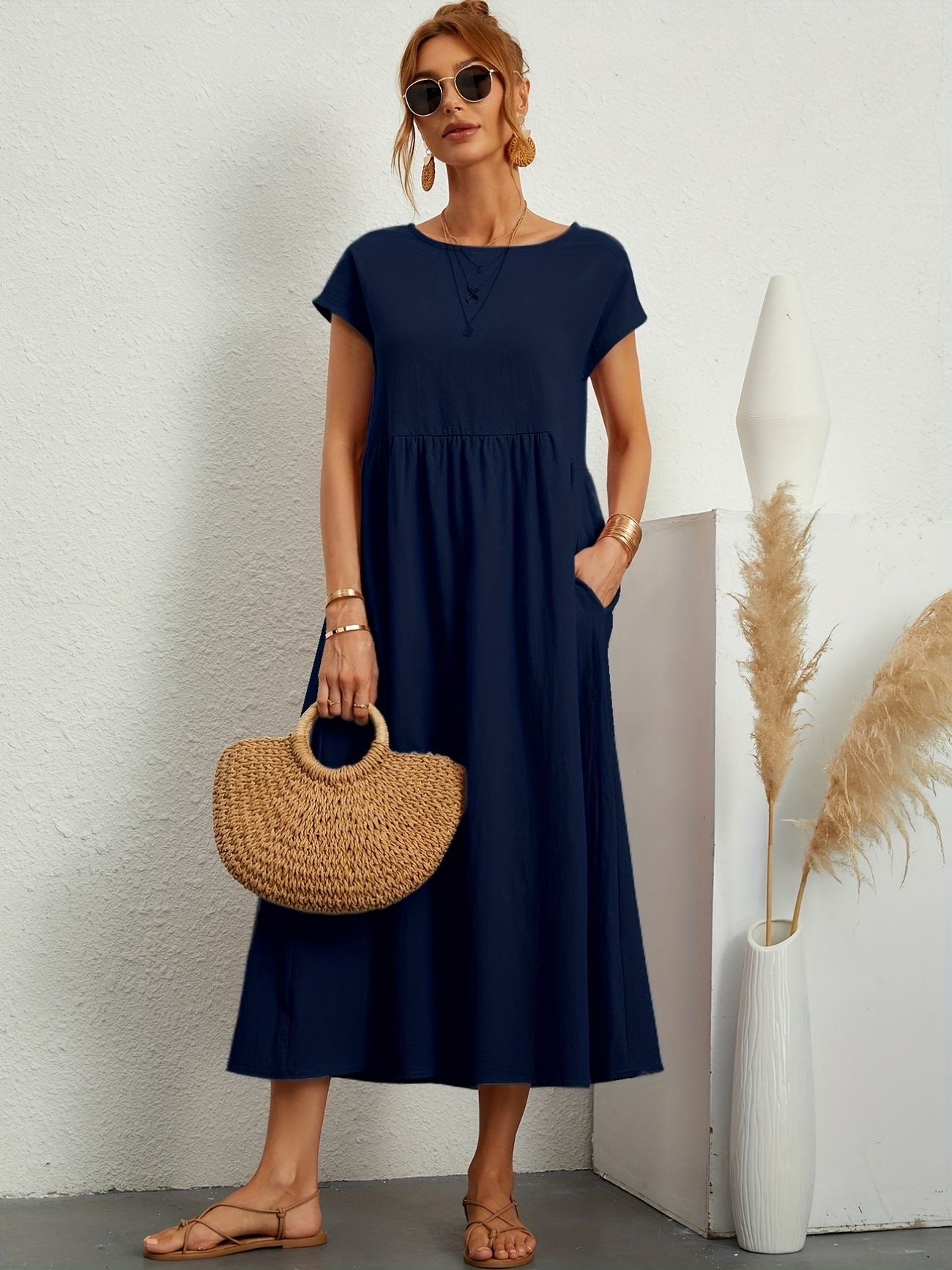 Caroline - Elegante Casual Jurk
