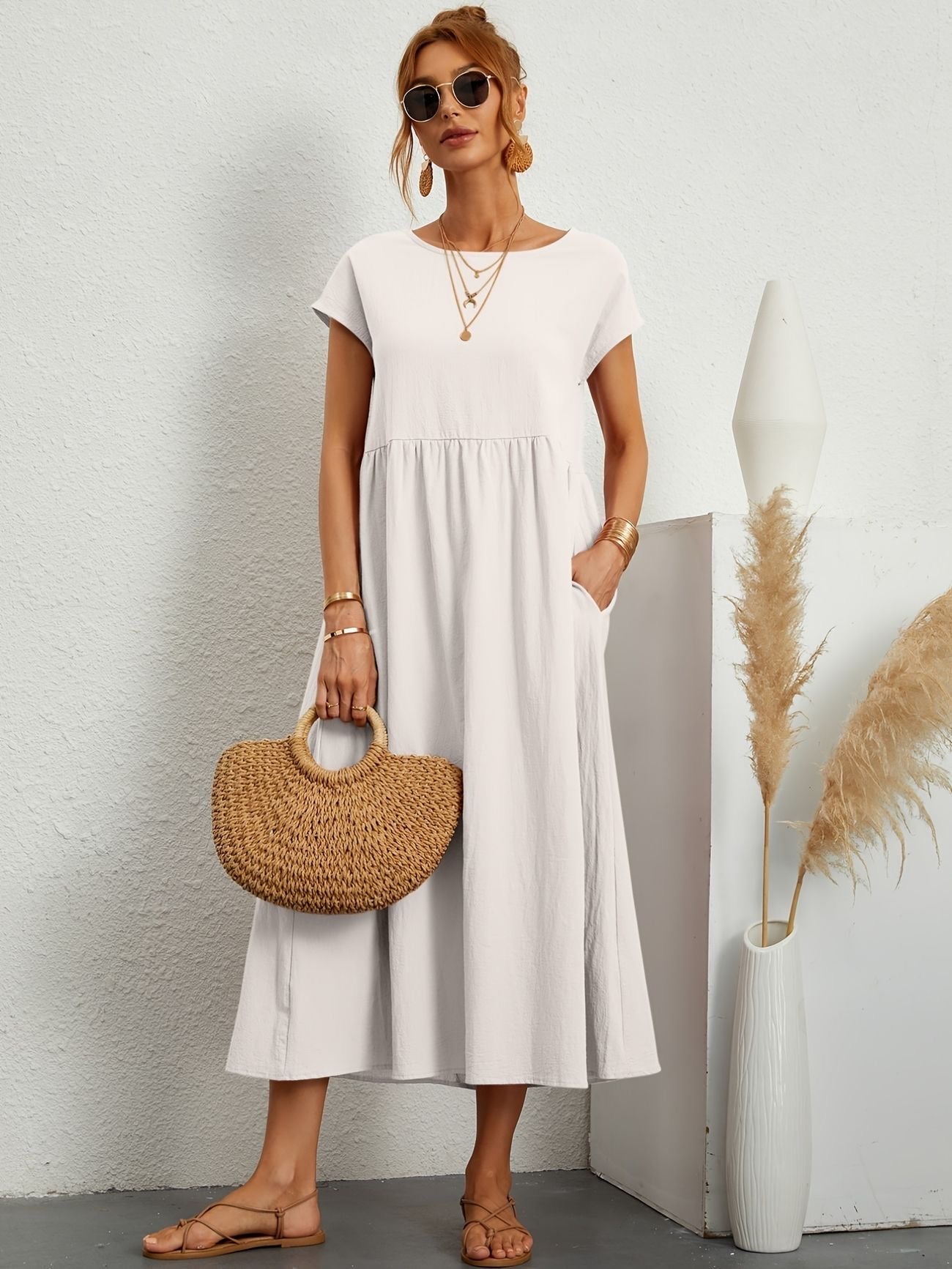 Caroline - Elegante Casual Jurk