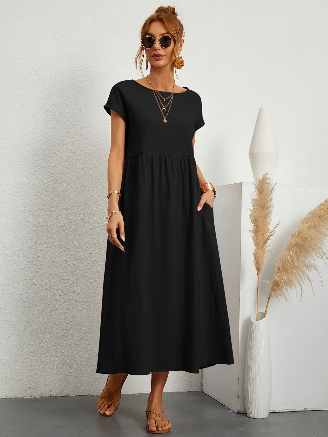 Caroline - Elegante Casual Jurk