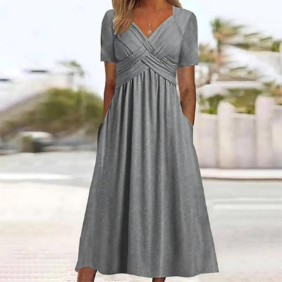Birgitte - Casual midi-jurk