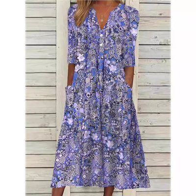 Eliza - Bloemen Zomerjurk