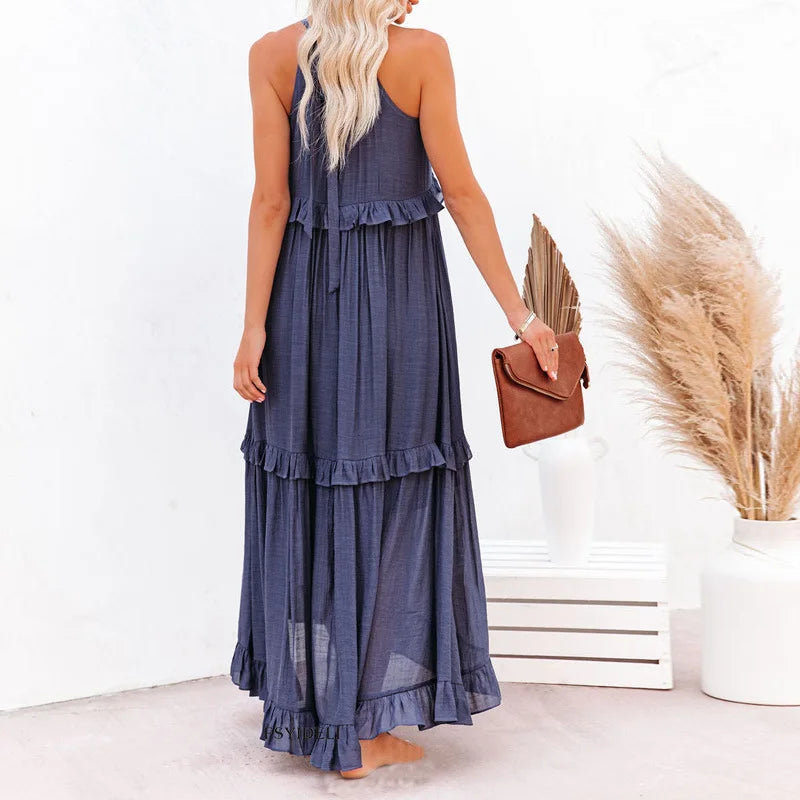 Emilia - Halter Maxijurk