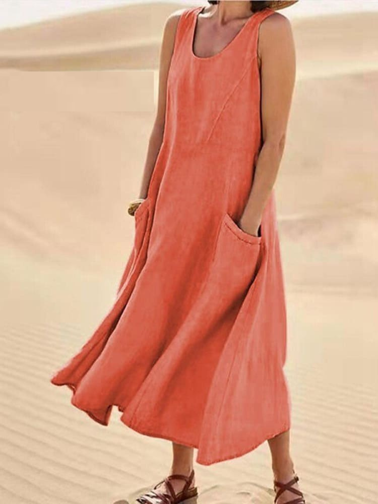 Emiliana™ Elegante Jurk met Buikbedekking