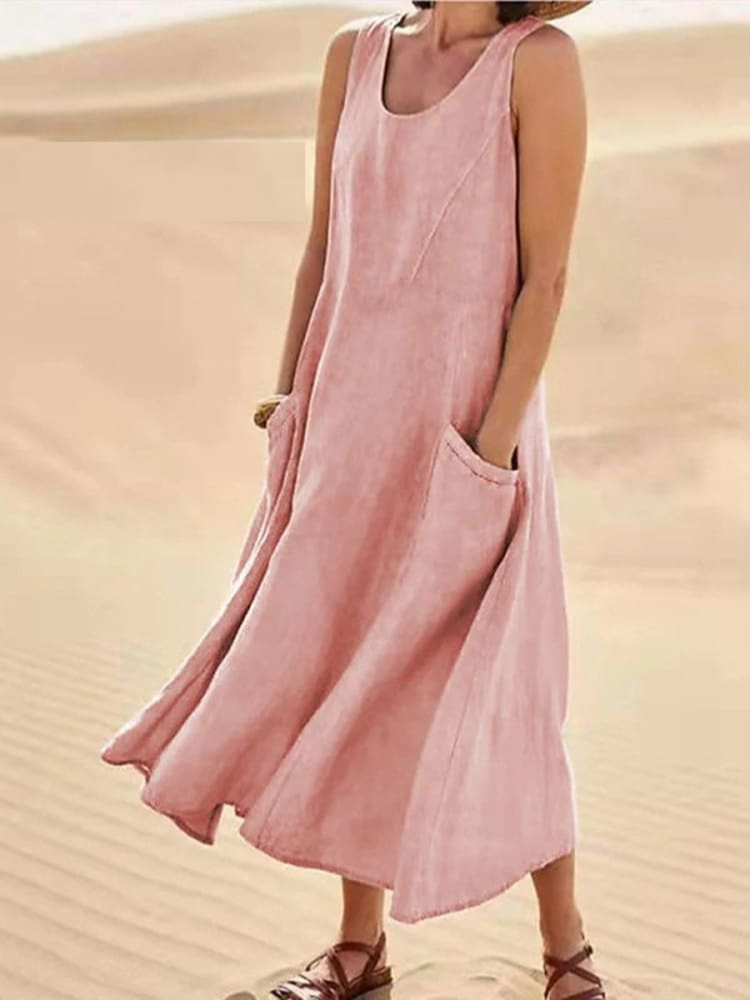 Emiliana™ Elegante Jurk met Buikbedekking
