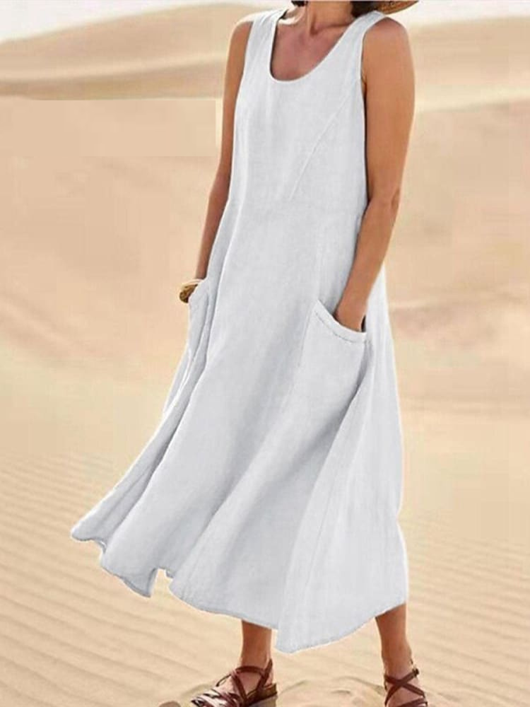 Emiliana™ Elegante Jurk met Buikbedekking