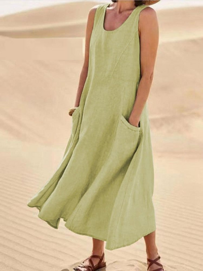 Emiliana™ Elegante Jurk met Buikbedekking