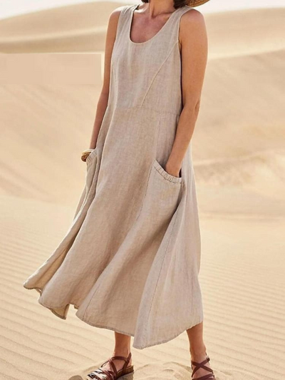 Emiliana™ Elegante Jurk met Buikbedekking