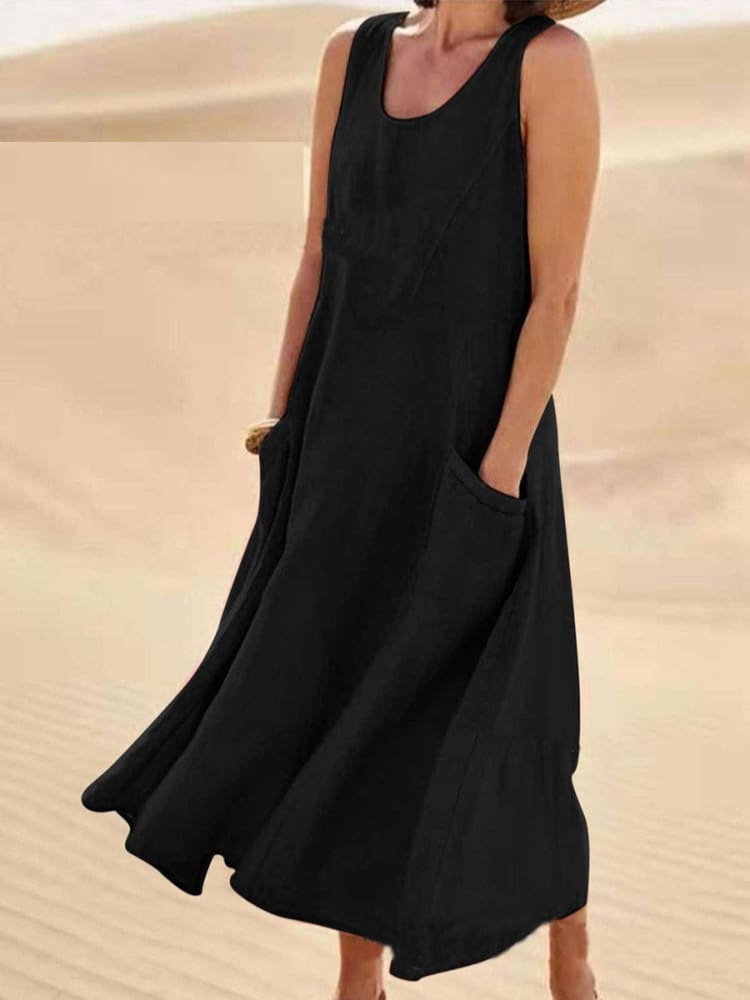 Emiliana™ Elegante Jurk met Buikbedekking