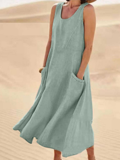 Emiliana™ Elegante Jurk met Buikbedekking