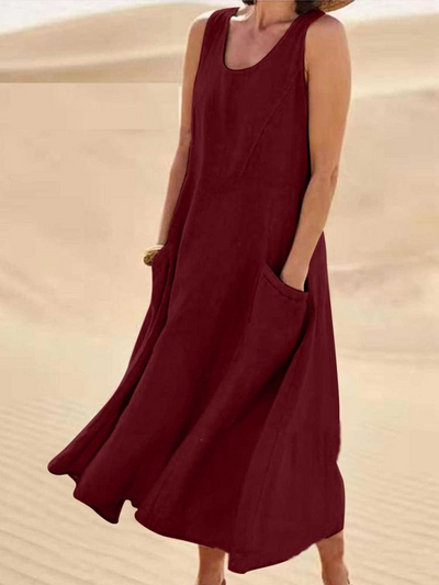 Emiliana™ Elegante Jurk met Buikbedekking