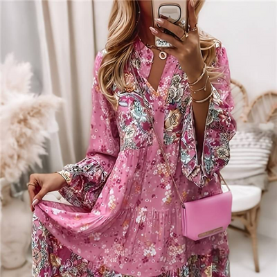 Ashley - Gedrukte Boho Jurk