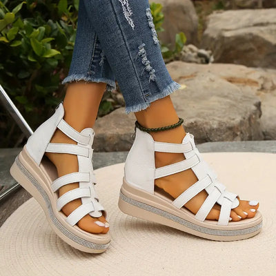 Elegante Wedge Sandalen