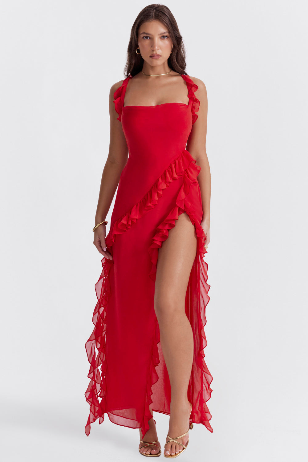 Liliana - Chic Ruffle Jurk