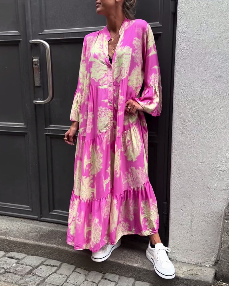 Ophelia - Lange Flowing Jurk