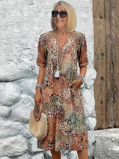 Florencia | Levendige Midi Jurk