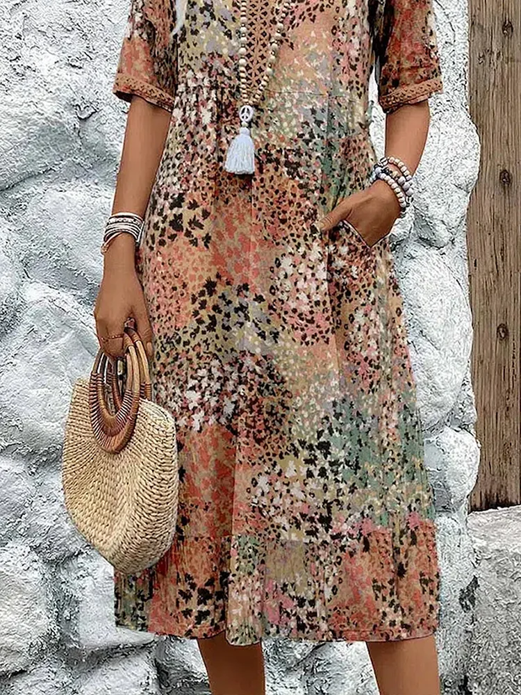Florencia | Levendige Midi Jurk