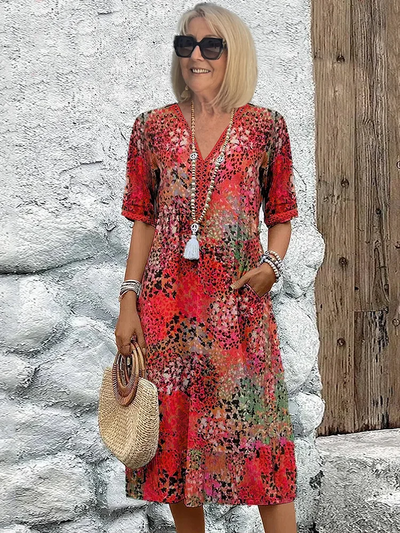 Florencia | Levendige Midi Jurk