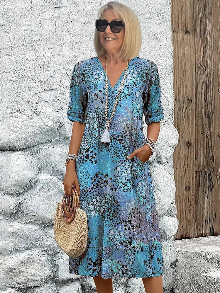 Florencia | Levendige Midi Jurk