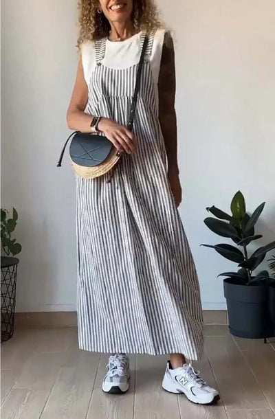 Genesis™ Casual Gestreepte Jurk