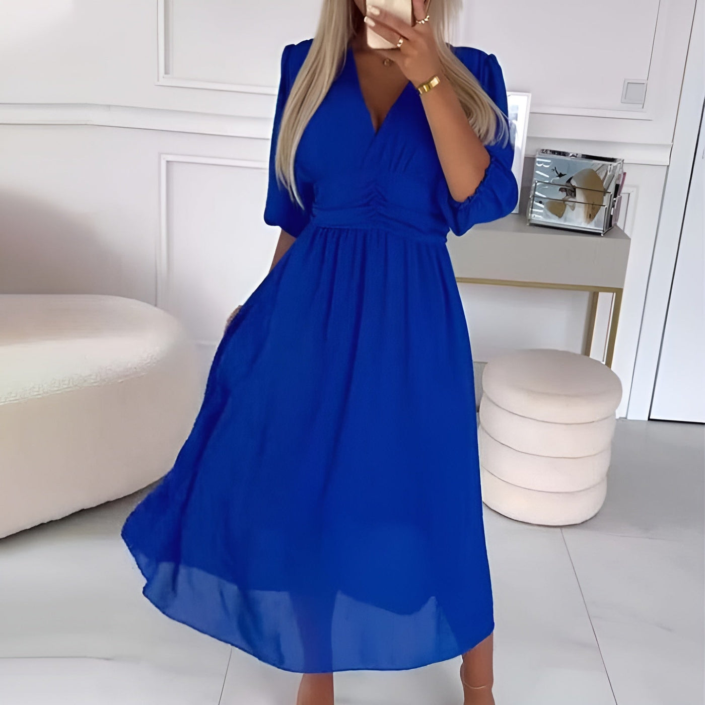 Natasha - Klassieke Chiffon Jurk