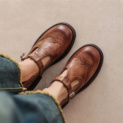VERDA™ – ELEGANTE MARY JANE-SCHOENEN IN LEDER