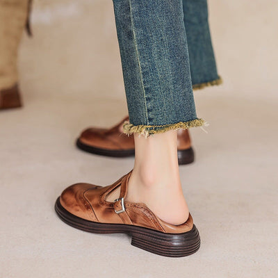 VERDA™ – ELEGANTE MARY JANE-SCHOENEN IN LEDER