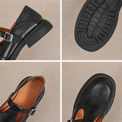 VERDA™ – ELEGANTE MARY JANE-SCHOENEN IN LEDER