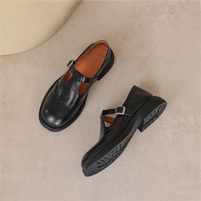 VERDA™ – ELEGANTE MARY JANE-SCHOENEN IN LEDER