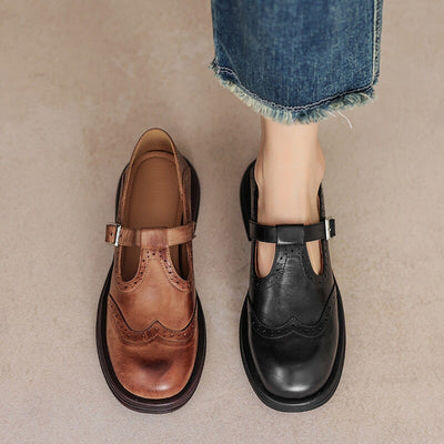 VERDA™ – ELEGANTE MARY JANE-SCHOENEN IN LEDER